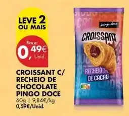 Pingo Doce Pingo doce - croissant c/ recheio de chocolate promoção