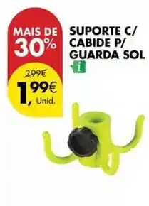 Pingo Doce Sol - suporte c/cabide p/guarda promoção