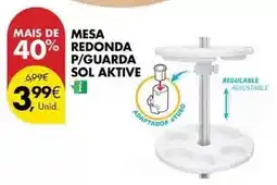 Pingo Doce Sol - mesa redonda p/guarda active promoção