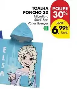 Pingo Doce A+ - toalha poncho 3d promoção