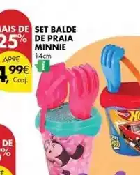 Pingo Doce Set balde de praia minnie promoção