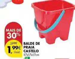 Pingo Doce Castelo - balde de praia promoção