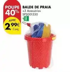 Pingo Doce Balde de praia promoção