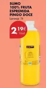 Pingo Doce Pingo doce - sumo 100% fruta promoção