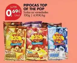 Pingo Doce Pipocas top of the pop promoção