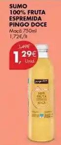 Pingo Doce Pingo doce - sumo 100% fruta espremida promoção