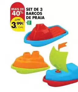 Pingo Doce Set de 3 barcos de praia promoção
