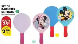 Pingo Doce Set de raquetes de praia promoção