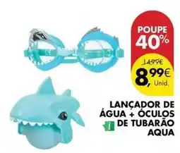 Pingo Doce Lançador de água + áculos de tubarao promoção
