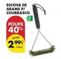 Pingo Doce Escova de arame p/churrasco promoção