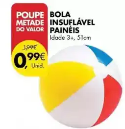 Pingo Doce Valor - bola insuffável promoção