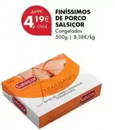 Pingo Doce Finíssimas de porco promoção