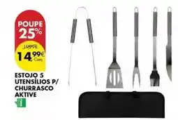 Pingo Doce Estojo 5 utensilios p/ churresco aktive promoção