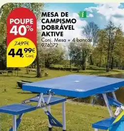 Pingo Doce Mesa de campismo dobrável promoção