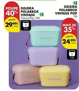 Pingo Doce Geleira polarbox vintage pop promoção