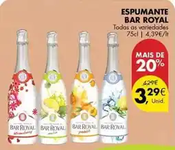 Pingo Doce Bar royal - espumante promoção
