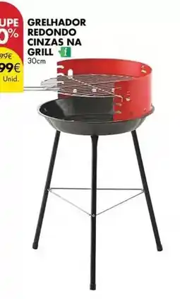 Pingo Doce Grelhador redondo cinzas promoção