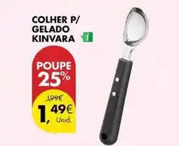 Pingo Doce Kinvara - colher p/ gelado promoção