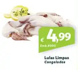 Roque Supermercados Lulas Limpas Congeladas promoção