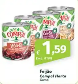 Roque Supermercados Feijão Compal Horta promoção