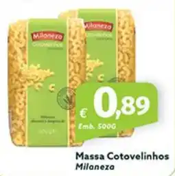 Roque Supermercados Massa Cotovelinhos Milaneza promoção