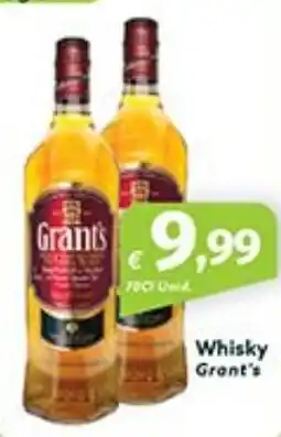 Roque Supermercados Whisky Grant's promoção