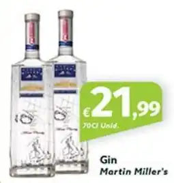 Roque Supermercados Gin Martin Miller's promoção