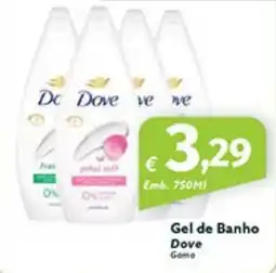Roque Supermercados Gel de Banho Dove promoção