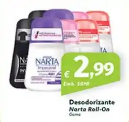 Roque Supermercados Desodorizante Narta Roll-On promoção