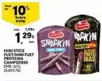 Continente Campofrio - mini stick fuet/ mini fuet proteina promoção