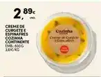 Continente Continente - creme de curget e espinafres cozinha promoção