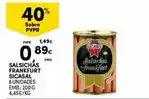Continente Sicasal - salsichas frankfurt promoção