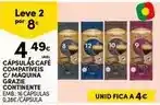 Continente Continente - càpsulas café compativeis c/maquina grazie promoção