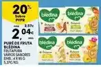 Continente Blédina - puré de fruta promoção