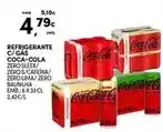 Continente Coca cola - refrigerante c/ gas zero sleek promoção