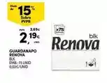 Continente Renova - guardanapo promoção