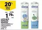 Continente Mimosa - leite bem especial promoção