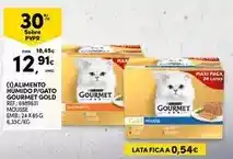 Continente Purina - alimento humido p/gato gourmet gold promoção