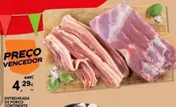 Continente Continente - entremeada de porco coninete promoção