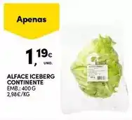 Continente Continente - alface iceberg promoção