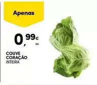 Continente Couve coração promoção