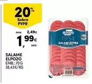 Continente Elpozo - salame promoção