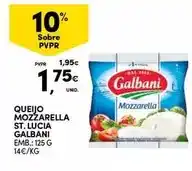 Continente Galbani - queijo mozzarella st. lucia promoção