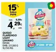 Continente Limiano - queijo flamengo light promoção
