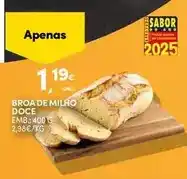 Continente Broa de milho doce promoção