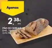 Continente Pão de cereais promoção