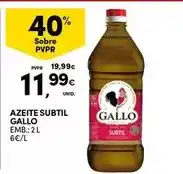 Continente Gallo - azeite subtil promoção