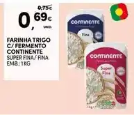 Continente Continente - farinha trigo c/fermento promoção