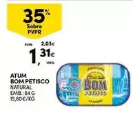 Continente Bom petisco - atum natural promoção