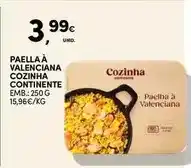 Continente Continente - paella a valenciana cozinha promoção
